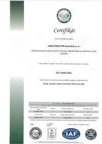 Certifikáty JPCBA 560