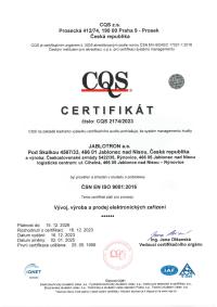 Certifikáty JPCBA 568